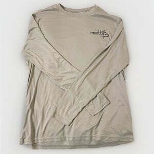 Men's Casual Grey fishing Long Sleeve Tee